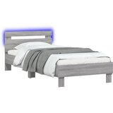  Krevetna konstrukcija Siva Sonoma Konstruirano drvo | shoptok.hr
