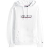 Tommy Hilfiger Majica 'BRAND LOVE' črna / bela Cene