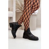 Boto Warm Women's Boots Made Of Eco Leather Black Verietta | Shoptok.si