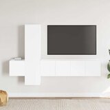  5-dijelni set TV ormarića bijeli od konstruiranog drva | shoptok.hr
