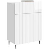  Kreveta s ladicama Bijela visokog sjaja 66 x 34,5 x 92 cm | shoptok.hr