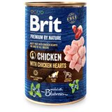 Brit Premium by Nature Piščanec s srčki konzerva 400 g | Shoptok.si