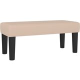 vidaXL Klupa boja cappuccina 70 x 30 x 30 cm od umjetne kože | shoptok.hr