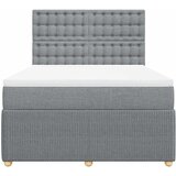  Krevet box spring s madracem svjetlosiva 160x200 cm tkanina | shoptok.hr
