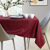 AmeliaHome Stolnjak Gaia s man&amp;scaron;etom 110x110 cm, bordo Slike