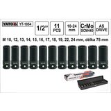 Yato Gola oreščki šesterokotni kovani podaljšani 1/2" komplet 11 kosov 10-24mm, (20687486) | Shoptok.si