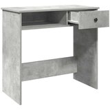 vidaXL Pisalna miza betonsko siva 80x40x75 cm iverna plošča | Shoptok.si