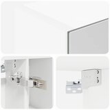  Kupaonski ormar s ogledalom Bijelo 60 x 14.5 x 70 cm | shoptok.hr