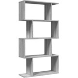 Pregrada regal za knjige 4 razina sonoma 70x24x129 cm drveni | Eponuda.ba