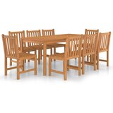  Vrtni blagovaonski set od 9 dijelova 180x90 cm masivno tikovino drvo | shoptok.hr