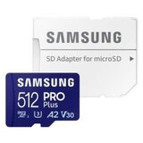 Samsung memorijska kartica SD micro pro plus 512GB adapter MB-MD512SA/EU cene
