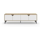 Marckeric Bela/v naravni barvi TV omarica v hrastovem dekorju 180x51 cm Nola – Cene
