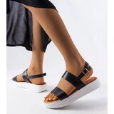 Gemre Black platform sandals Isaac | Shoptok.si