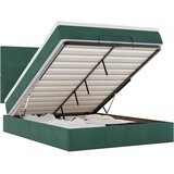 vidaXL Otomanski posteljni okvir z vzmetnicami zelen 140x190cm žamet, (22053566) | Shoptok.si