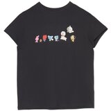 Cropp - Majica s potiskom BT21 - Črna Cene