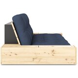 Karup Design Temno modra raztegljiva sedežna garnitura 244 cm Base – | Shoptok.si