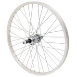  Zadnji kotač 24" (507mm) jednostjenski obruč, srebrna glava / navoj (5,6,7 / brzina) | shoptok.hr
