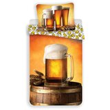 Jerry Fabrics Jantarna enojna bombažna posteljnina 140x200 cm Beer – | Shoptok.si
