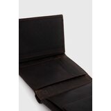 Strellson Usnjena denarnica moški, rjava barva | Shoptok.si