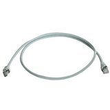 Telegärtner L00000A0072 RJ45 omrežni kabel\, Patch kabel CAT 6a S/FTP 0.50 m siva UL-certificirano\, ognjevaren\, z zaščitnim zapornim zatičem 1 kos, (20421442) | Shoptok.si