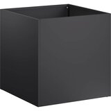  Vrtna saksija 2 kom. Crna 20 x 20 x 20 cm Čelična vrata | shoptok.hr