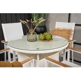 Venture Home Volta okrugli vrtni blagovaonski stol ⌀90 cm, bijeli | shoptok.hr