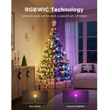 GOVEE LED RGBWIC Spolja&amp;scaron;nji božićni niz 2700-6500K 30m Wi-Fi Matter IP65 Slike