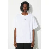MM6 MAISON MARGIELA Pamučna majica za muškarce, boja: bijela, s aplikacijom, SH0GC0017