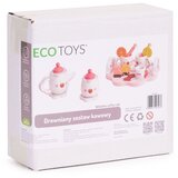 ECO TOYS drveni set za čaj s čajnikom i šalicama, 14 dijelova | shoptok.hr