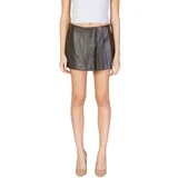 Only Kratke hlače & Bermuda ONLAMILI MW FAUX LEATHER SKORT PNT CC 15334313 Kostanjeva