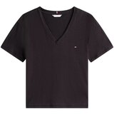 Tommy Hilfiger Majice s kratkimi rokavi SLUB MDRN V-NK SS T- WW0WW43901 Črna Cene