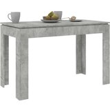 vidaXL Jedilna miza betonsko siva 120x60x76 cm iverna plošča | Shoptok.si
