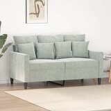  Dvosjed svjetlosivi 120 cm baršunasti | shoptok.hr