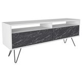 Hanah home tv polica flay white black | ePonuda.com