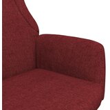  Stolica za opuštanje crvena boja vina od tkanine | shoptok.hr