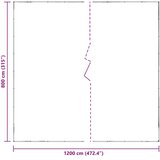  Pokrivalo za rastline Transparentno 8 x 12 m PE | Shoptok.si