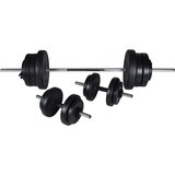  Klupa za dizanje utega sa stalkom i setom utega 60 5 kg | shoptok.hr