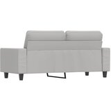  Dvosjed svjetlosivi 140 cm od mikrovlakana | shoptok.hr