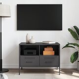 TV ormarić crni 68 x 39 x 50,5 cm čelični | shoptok.hr