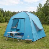  Kabinski šator s krovom Plava 210 x 210 x 138 cm Poliester | Eponuda.ba