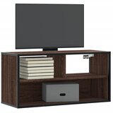 vidaXL TV omarica rjavi hrast 80x31x39,5 cm inženirski les in kovina Cene