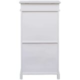 Ormarić za cipele bijeli 50 x 28 x 98 cm od drva paulovnije | shoptok.hr