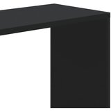  Regal za knjige 5 razina crni 80,5 x 23,5 x 162,5 cm drveni | shoptok.hr
