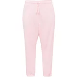 Nike Sportswear Hlače roza / bela