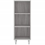  Visoka komoda siva sonome 34,5x34x180 cm od konstruiranog drva Slike