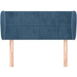  Uzglavlje s ušima tamnoplavo 103x23x78/88 cm baršunasto | shoptok.hr