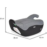 Cangaroo auto sedište i-Jet Dark Grey, 125-150cm