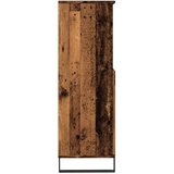  Visoka komoda boja staro drvo 60x36x110 cm konstruirano drvo | shoptok.hr