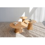 Gazzda Okrogla stranska mizica iz masivnega hrasta ø 55 cm Mushroom – | Shoptok.si