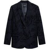 Desigual Jakne & Blazerji AME_LONG BEACH 25SWEW22 Črna Cene